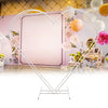 Large Heart Shape Wedding Arch Stand Frame Party Background Flower Balloon Stand