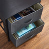 Fabric Cabinets Storage Unit Metal Frame Chest of Drawer Organiser Bedside Table