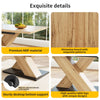 Extendable Table 119-158.5 x 80 cm Kitchen Table Wooden Effect Telescopic Table