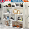 7 Cube Wooden Bookcase Shelving Display Shelves Storage Unit Wood Shelf UK