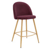 Dusk Iris Set Of 2 Barstools Berry Natural RRP £399
