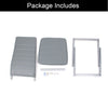 Table & 2/4/6 Chairs Dining Set Glass Dining Table Home Dining Room Furniture