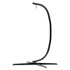 Large Garden Hammock Chair Stand Only Heavy Duty Metal C-Stand Indoor or Outdoor