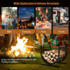 U-Shaped Firewood Log Rack Wood Storage Holder Firewood Storage Rack Fireplace