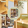 Wall-Mounted Medicine Cabinet with Mirror Single Door Bathroom Storage Cabinet