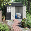 Metal Garden Shed Outdoor Storage Shed Patio Yard Tool Shed Galvanised Steel
