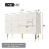 Cabinet Chest of Drawers with 6 Drawers for Living Room Bedroom Home Storage