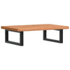 Basin Shelf Wall Mounted Steel and Solid Wood Beech