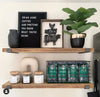 Solid Wood Rustic Shelving, Bookshelf Scaffold Board, industrial with brackets