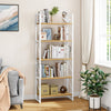 Bookcase 5 Tiers Book Shelf Shelving Storage Wooden Display Rack for Living Room