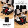 Portable Seated Leg Exerciser Under Desk Elliptical Machine Seniors-Red