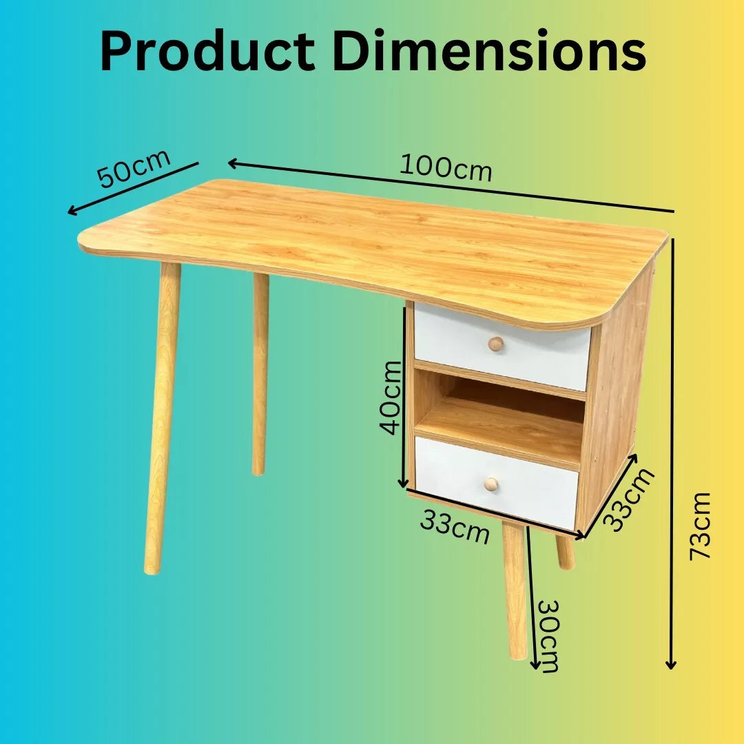 Computer Desk with Storages Gaming Workstation Home Office Laptop Writing Desk