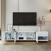 TV Stand 170 cm TV Unit Cabinet with Drawer Storage Modern High Gloss Front