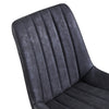 Set of 2 Faux Leather/Suede Dining Chairs Metal Legs Reception Restaurant Chair