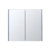 LED Bathroom 2 Doors Mirror Cabinet Shaver Socket Storage/Anti Fog/Sensor Switch
