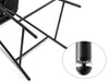 1/2/4/6x Bar Stool Breakfast Kitchen Pub Counter Chair with Backrest Footrest