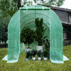 Walk In Greenhouse Heavy Duty Cover Outdoor Plant Flower Grow House w/ PE Cover