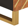 CIADAZ TV Cabinet Brown and Black 80x31.5x46 Solid Wood , Tv Unit, Tv F2W0
