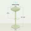 Set of 2 Bar Stool Height Adjustable 360° Swivel Perching Stool for Kitchen