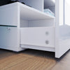 Modern 160cm TV Unit Stand Matt Body & High Gloss Doors RGB LED Light Cabinet