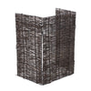 Single Wheelie Bin Storage Willow Weaving Store Cover Garden Rubbish Hide Screen