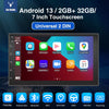 DAB+ Car Stereo Radio Carplay GPS Android 13 Bluetooth 32G RDS WiFi Double 2 DIN