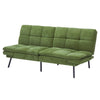 Modern 3 Seater Sofabed Recliner Fabric Sofa Bed 3 IN 1 Sleeper Couch Settee Bed