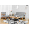 1/2 Seater Wooden Frame Sofa Armchair Button Back Accent Tub Chair Couch Settee