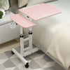 Movable Bedside Laptop Table Sofa Bed Side End Desk Cooling Fan & Pen Holder