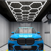 14 Hexagon LED Lighting Car Detail Garage Workshop Retail Lighting Gym Home UK