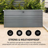 Metal Storage Box 1000L Lockable Gas Lift 185x82x79cm