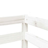 ' Loft Bed without White 90x200 Solid Wood Pine G4F9
