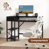 4 Tier Computer Desk Study Room Computer Desk Home Office Work Desk with Drawers