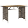 Garden Table with Top Outdoor Dining Table Coffee Table Poly Rattan