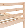 Lechnical Bed Frame Solid Wood Pine 200x200 ,Bed Frame,Bed Frame Modern F5W3