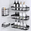 Shower Caddy With Soap Dish & Toothbrush Holder 5pcs Bathroom Wall Mounted