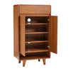 Wooden Shoe Storage Cabinet Footwear Rack Shelf Stand Hallway Shoes Organizer