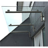 Glass Door Canopy Porch Stainless Steel Balcony Over Door Shelter Awning 1400mm