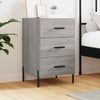 Bedside Cabinet Grey Sonoma 40x40x66 cm Engineered Wood