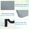 3 Piece Picnic Table Bench Set Outdoor Camping Picnic Tables Grey