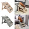 NEW FOLDING PET STEPS PORTABLE STAIRS DOG PUPPY FOLDABLE LADDER SOFA BED UP-DOWN