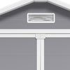 6x4.4 ft Large Garden Storage Shed Plastic Shed House Cabin With Window Lockable