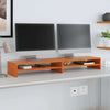 Stand Wax Brown 100x24x13 Solid Wood Pine E3J9