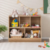 5-Cubby Kids Toy Storage Organizer Wooden Children Bookcase Bookshelf Cabinet