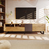TV Cabinet Stand Storage Entertainment Unit w/ Drawer For Living Room Wood 180cm