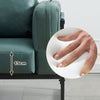 Single/Double/Triple Sofa Armchair Faux Leather Cushion Seat Metal Frame Armrest