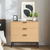 Large 3 Drawers Bedroom Storage Cabinet Sideboard Clothes Organiser Drawer Chest