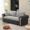 Upholstered Fabric 2 3 Seater Sofa Suite Couch Settee Set Padded Seat Furniture