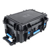 Outdoor Travel Trolley Case Foam Protective Tools Storage ABS Plastic Box +Wheel