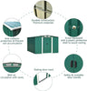 Metal Garden Shed 6X4 Large Outdoor Garden Storage House ApexRoof WITH FREE BASE